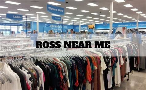 Put in your zip, get to the store, take a stroll, and #GoFinding. . Ross near me location